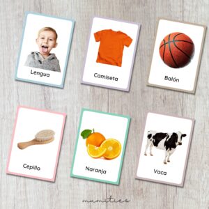 Flashcards Primeras Palabras Montessori
