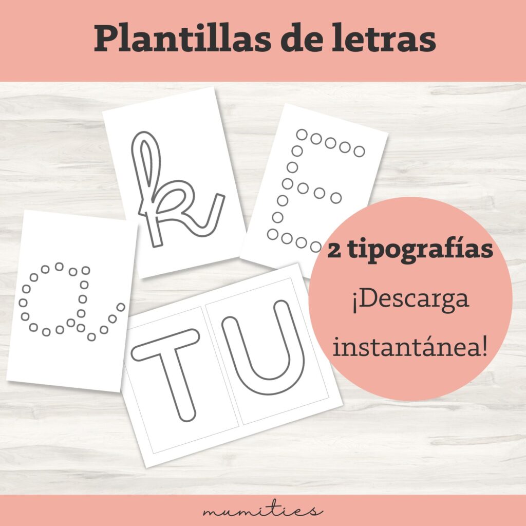 Plantillas de letras abecedario - mumities