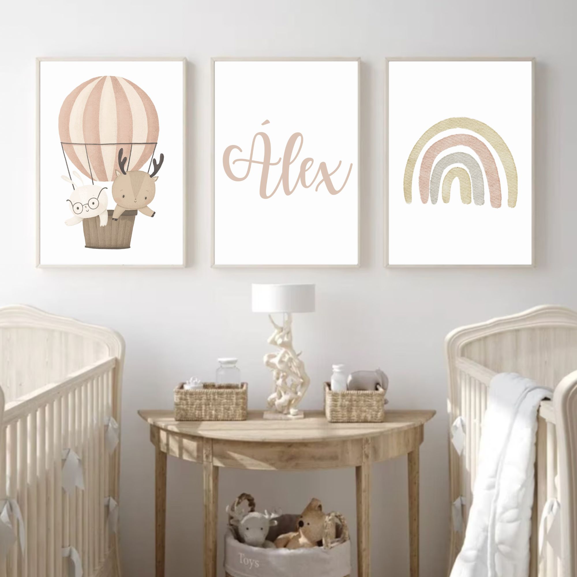 Set cuadros decoración bebé